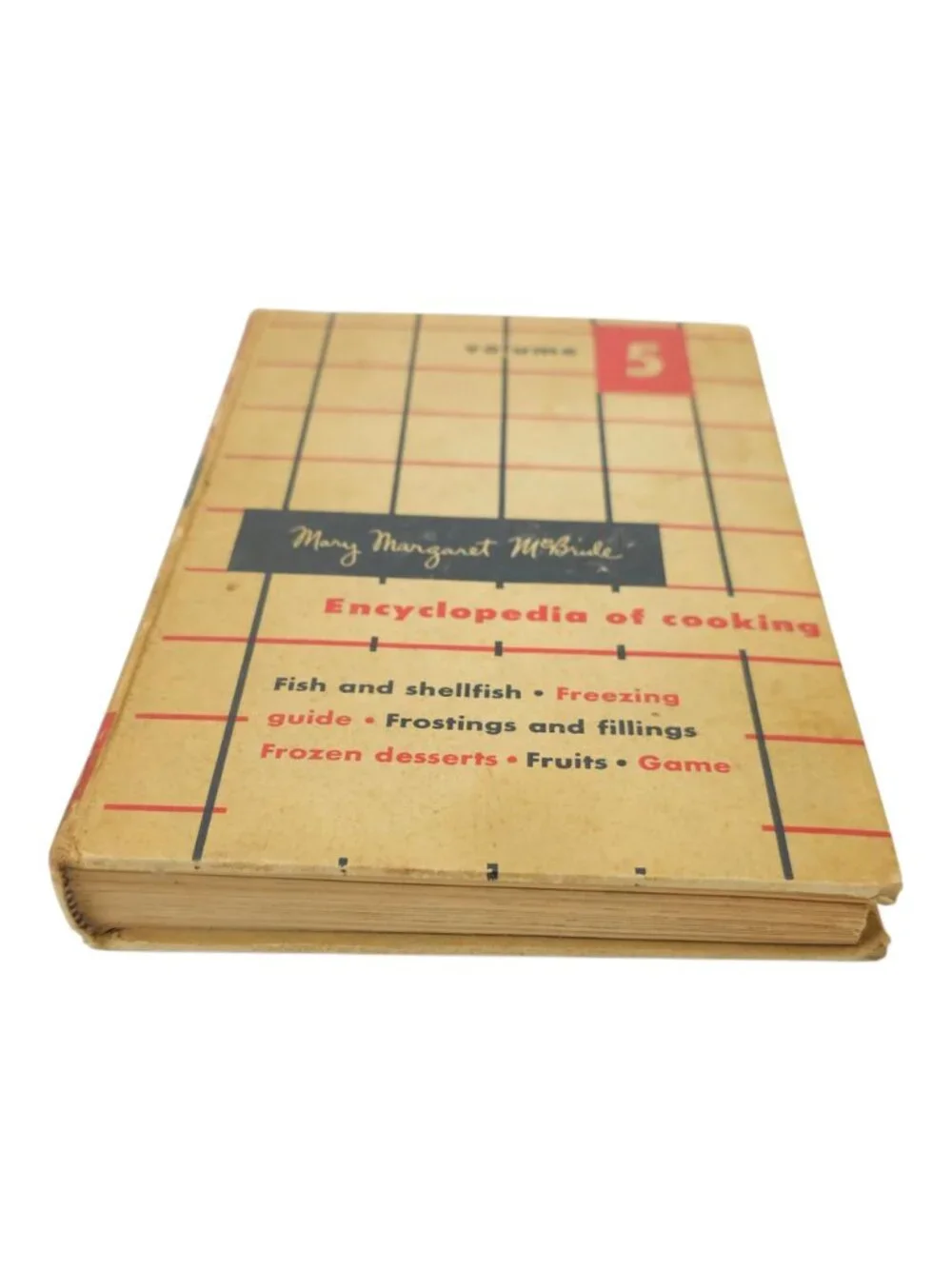 Mary Margaret McBride Encyclopedia of Cooking Volume 5 Vintage 1958 Cookbook HC